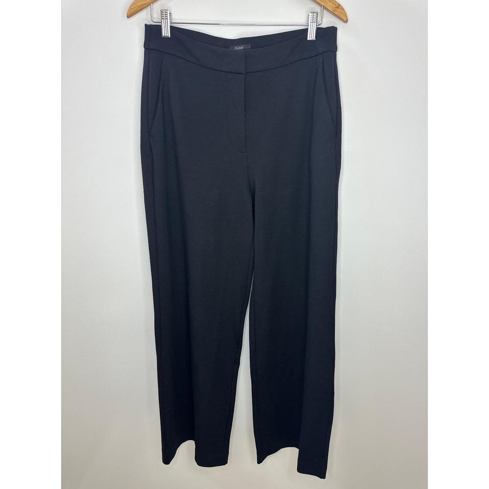 NWT Quince Ultra-Stretch Ponte Bootcut Pants Size 12 Black Office Professional - Picture 2 of 14
